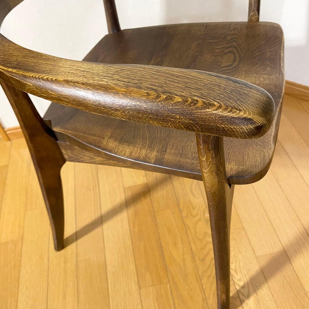 【天然木 ナラ】 チェア 大塚家具 サイズ630/547/751mm 希少品