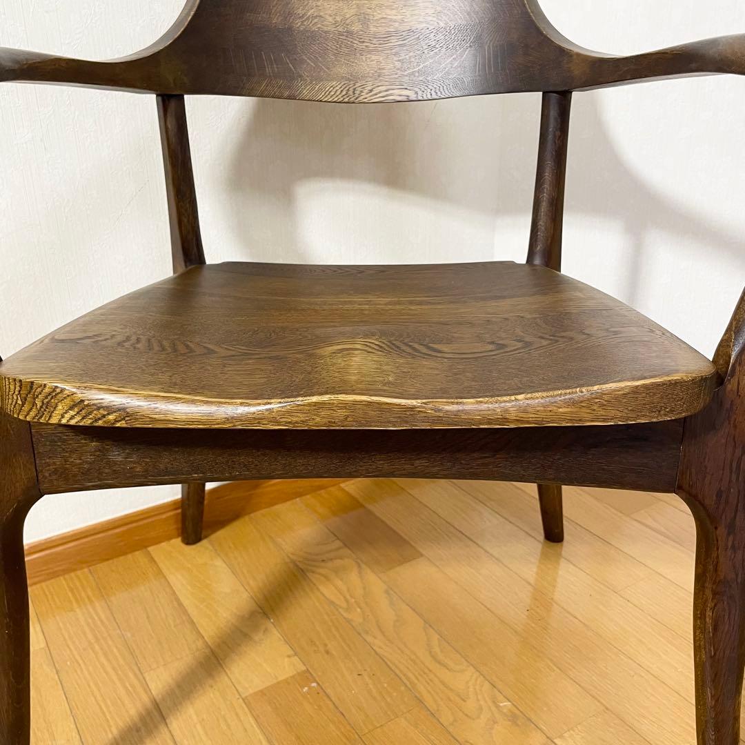 【天然木 ナラ】 チェア 大塚家具 サイズ630/547/751mm 希少品