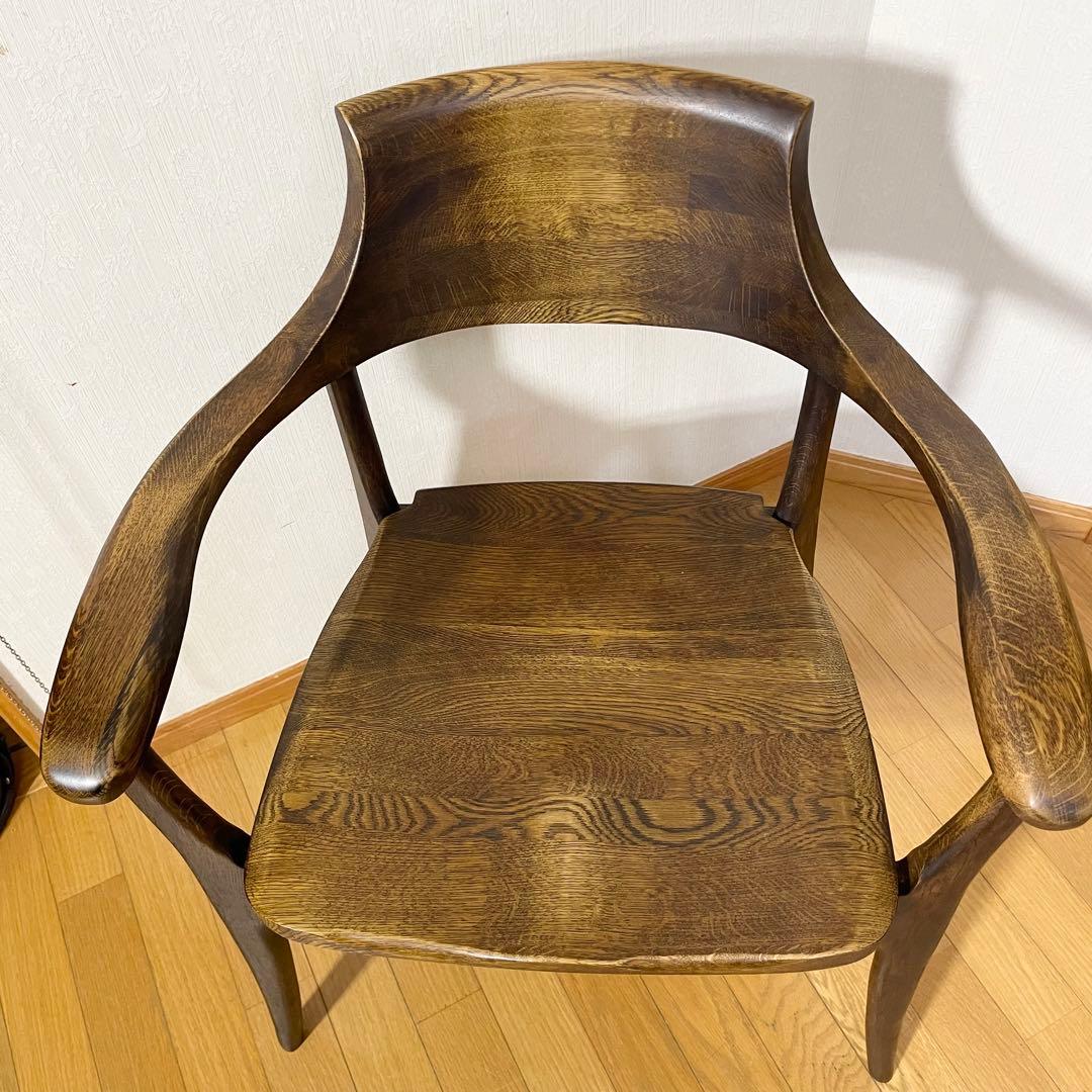 【天然木 ナラ】 チェア 大塚家具 サイズ630/547/751mm 希少品