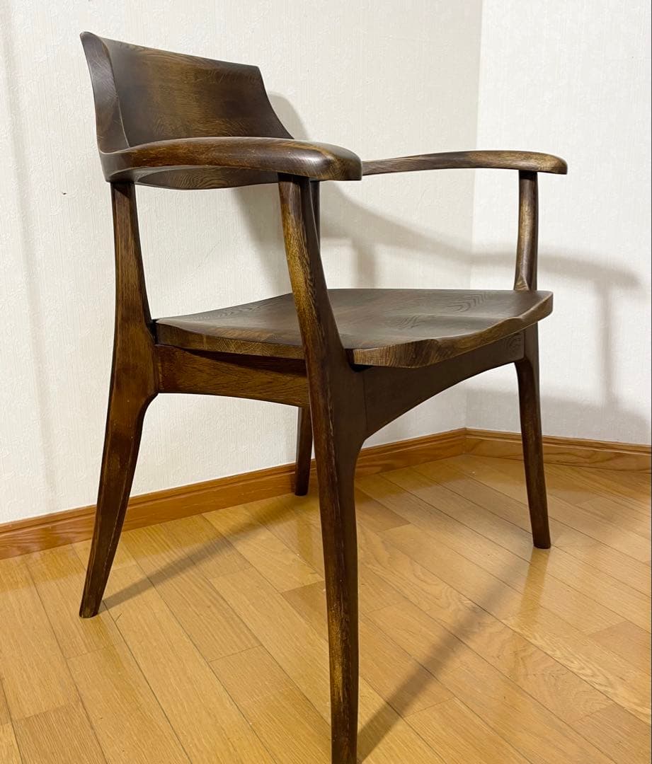 【天然木 ナラ】 チェア 大塚家具 サイズ630/547/751mm 希少品