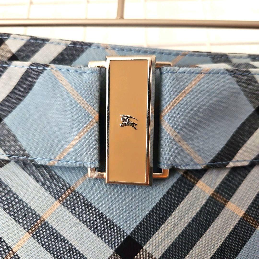 BURBERRY BLUE LABEL ノバチェック スカート 水色 38