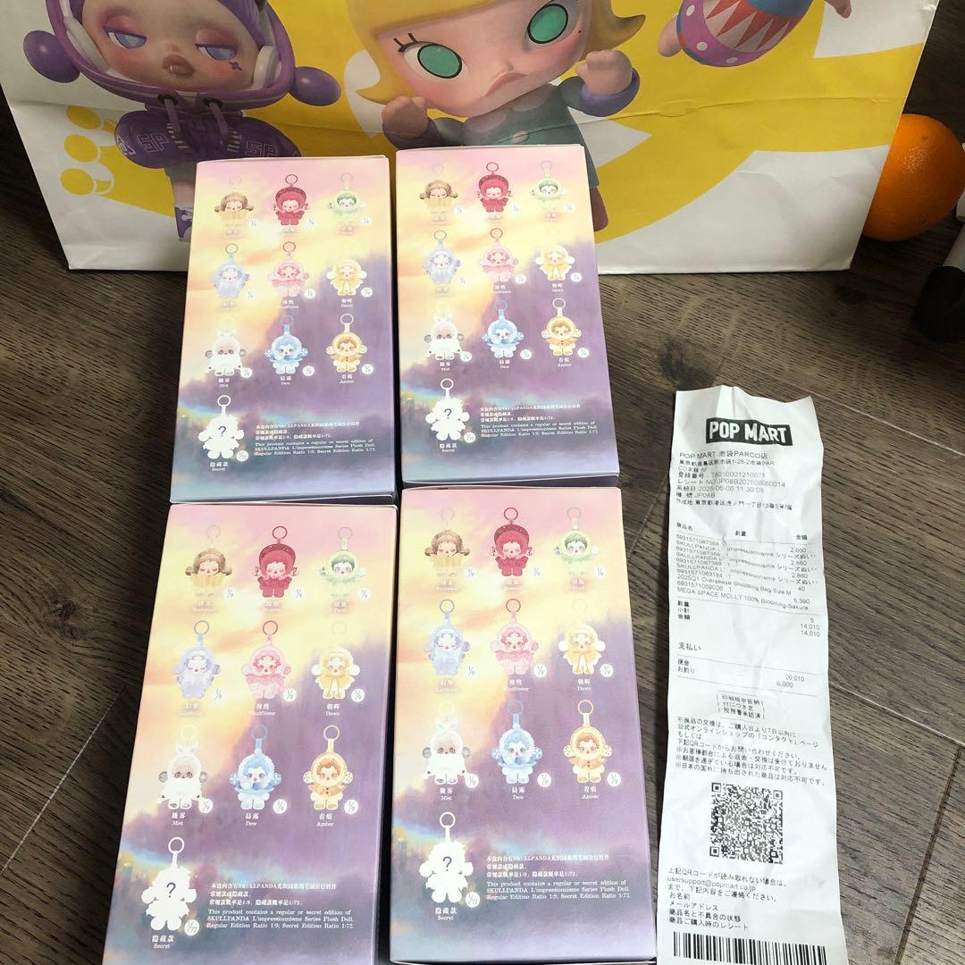 POP MART SKULLPANDA フィギュア 4個セット