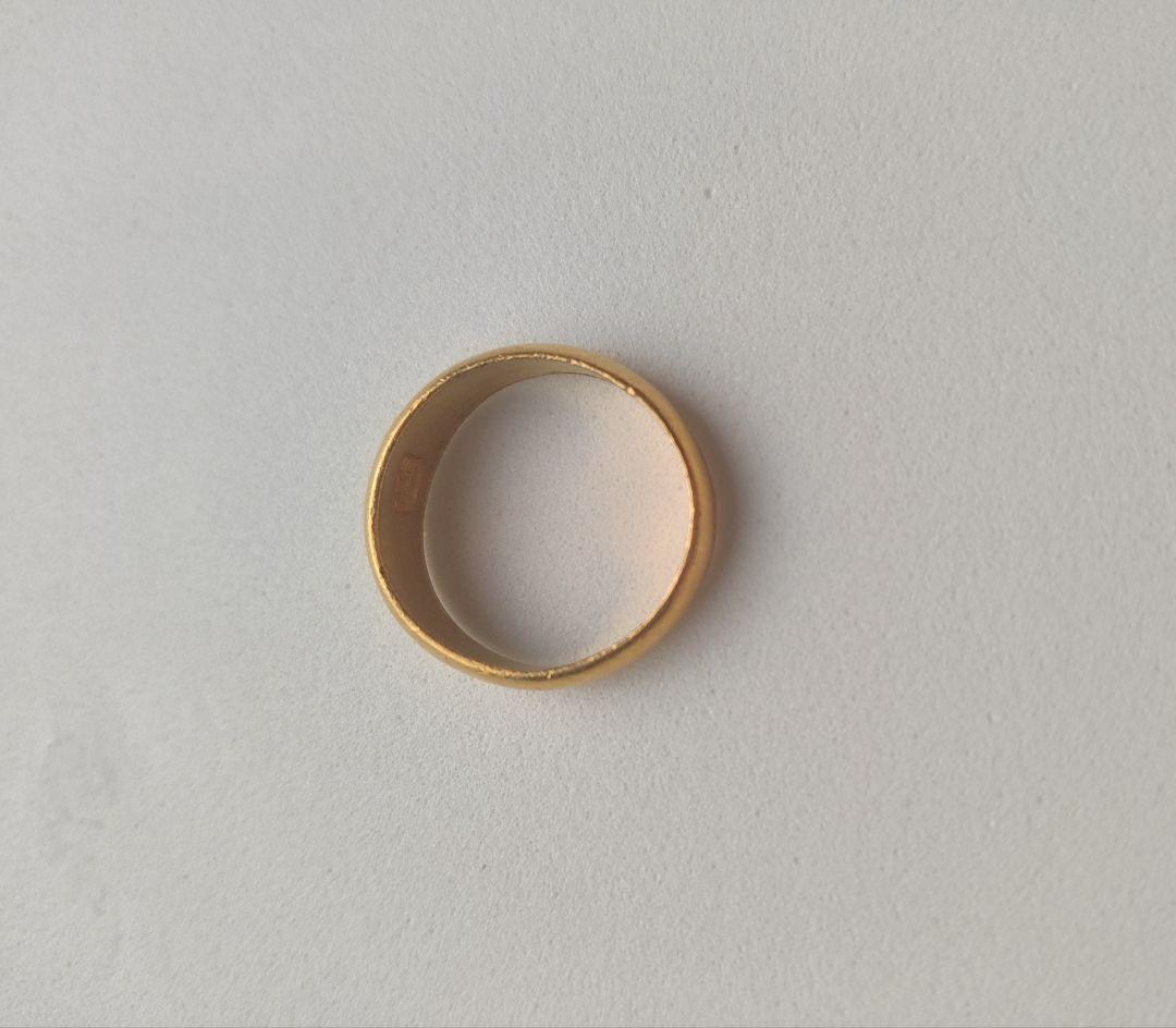 K24 純金 シンプルバンドリング 約4.48g 10号 ユニセックス