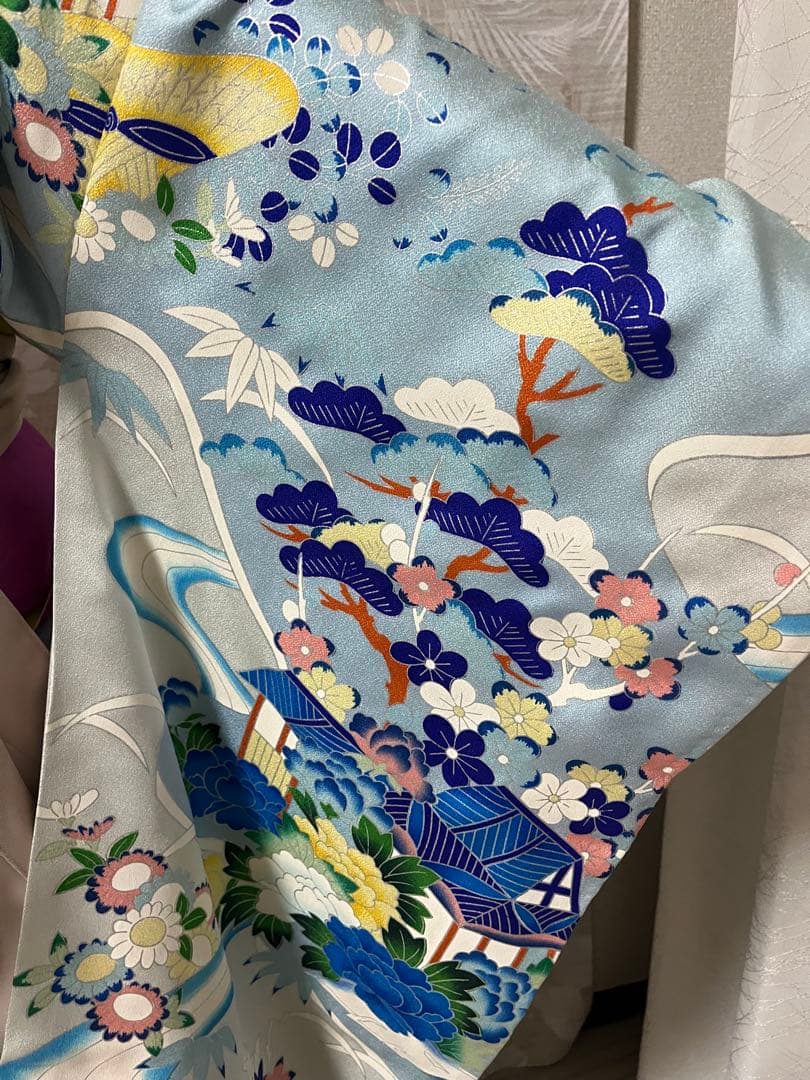 振袖 正絹振袖　卒業式着物　袴　成人式振袖13参り　十三詣り　アンティーク振袖