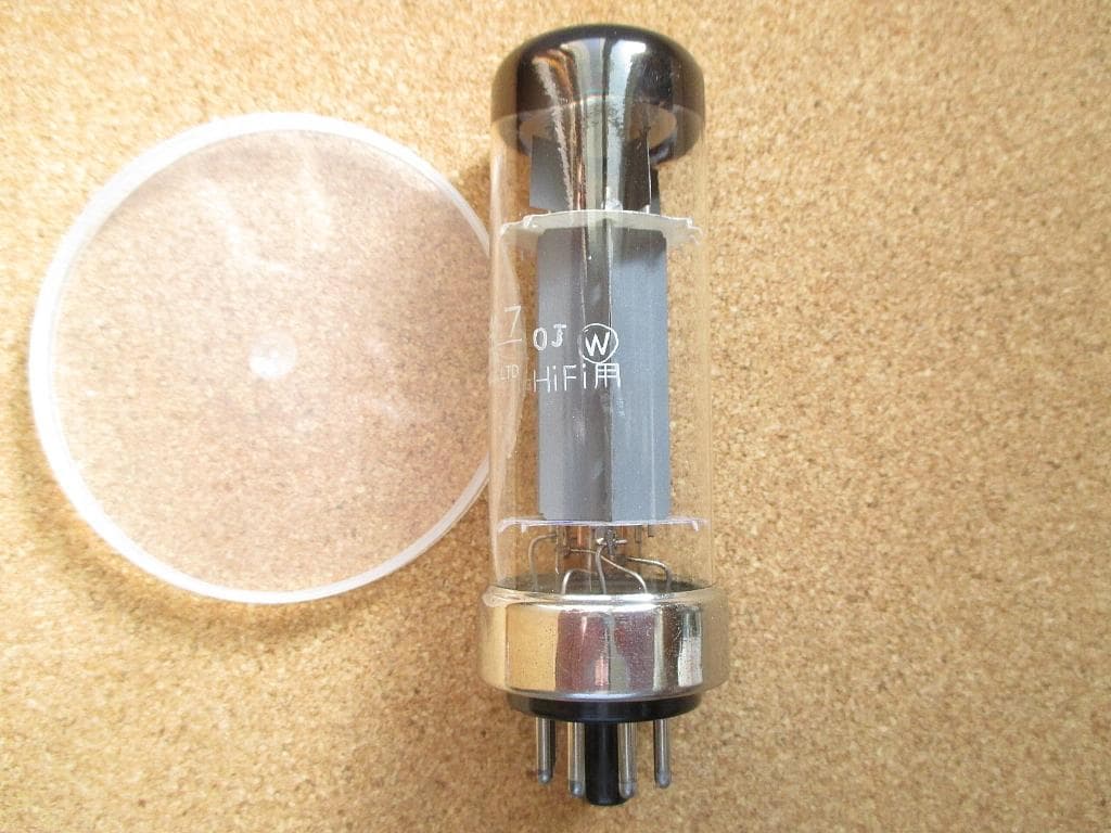 ナショナル　真空管 6CA7 HIFI 金属ベース