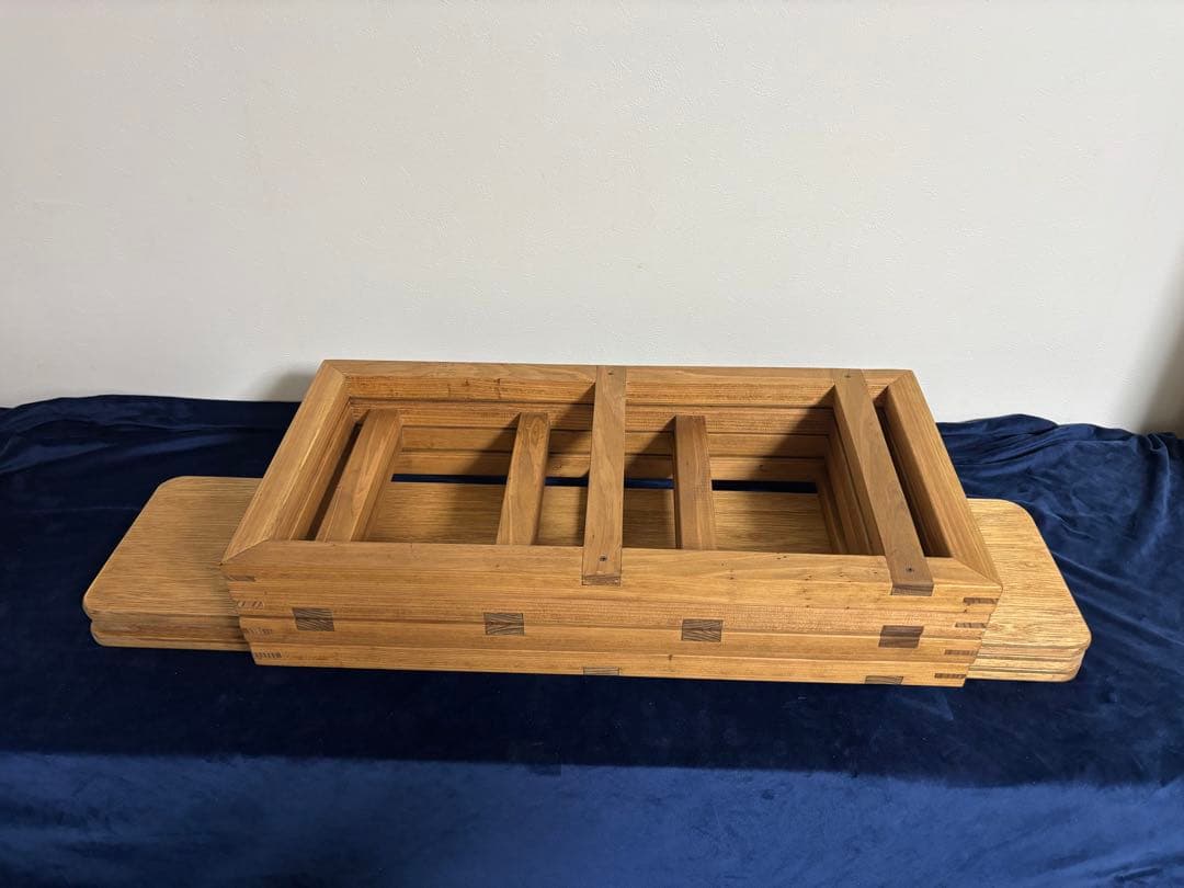 木製折りたたみ棚　　　飾り棚　マルシェ什器