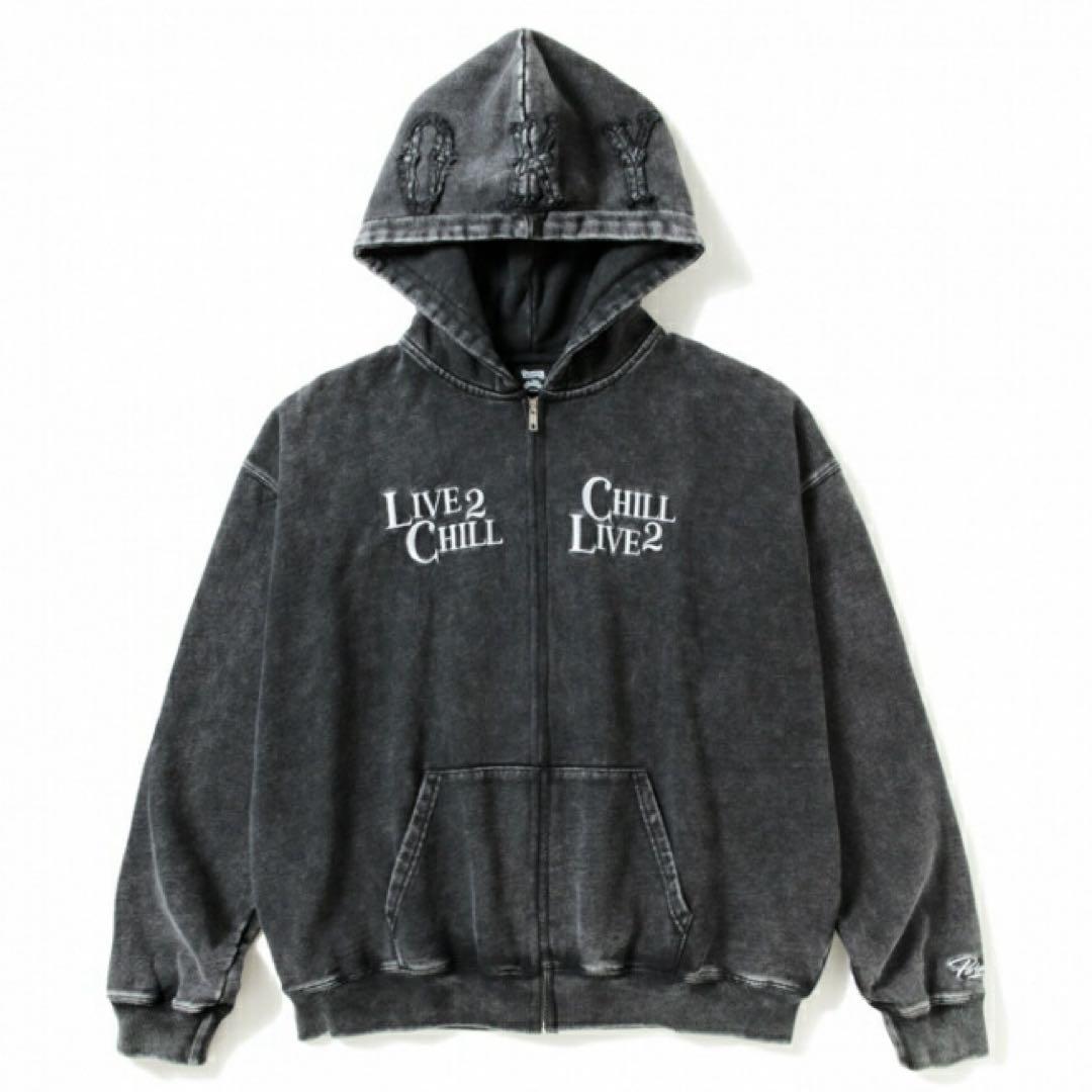 LIVE 2 CHILL ジップパーカー