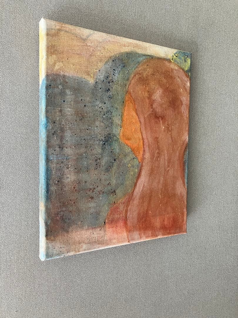 現代美術　日本画　『君は振り向かないまま』