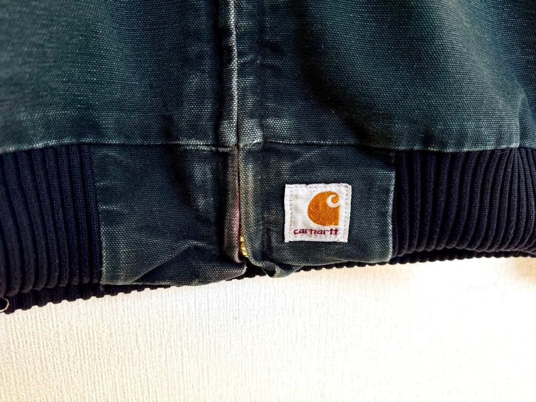 超超スペシャル アメリカ製 カーハート サンタフェジャケット L ブラック 黒