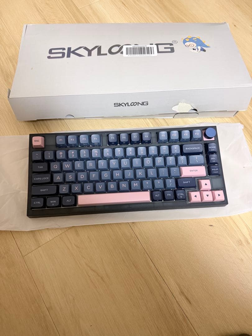 SKYLOONG 青・ピンク キーボード 本体