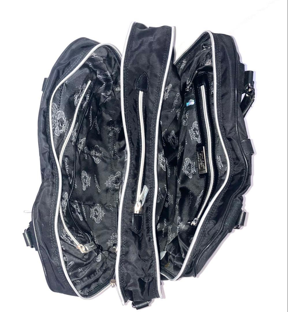 オロビアンコ　3way ビジネスバッグ ブラック ナイロン×レザー