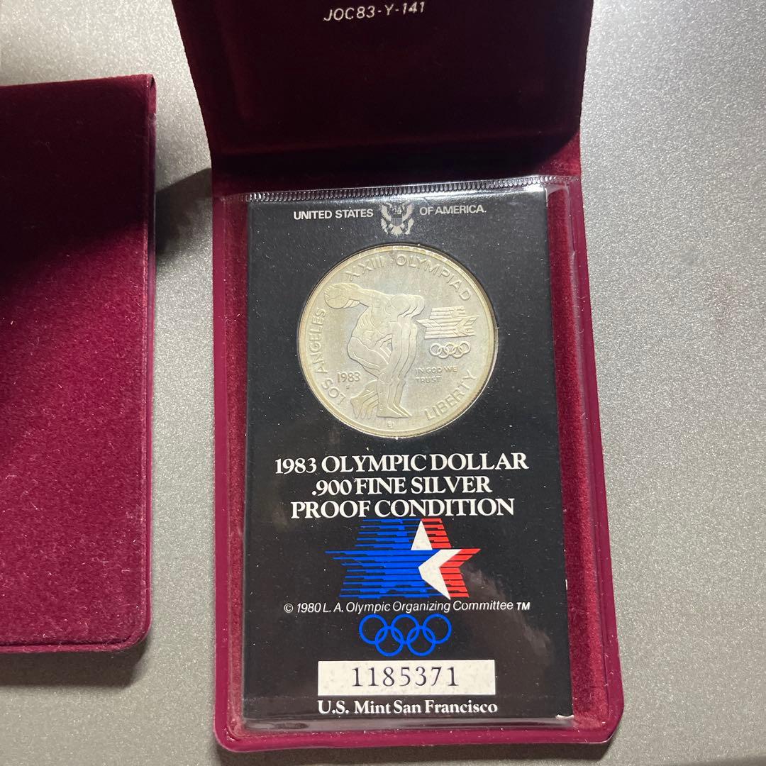 1983 Olympic Dollar 2枚セット