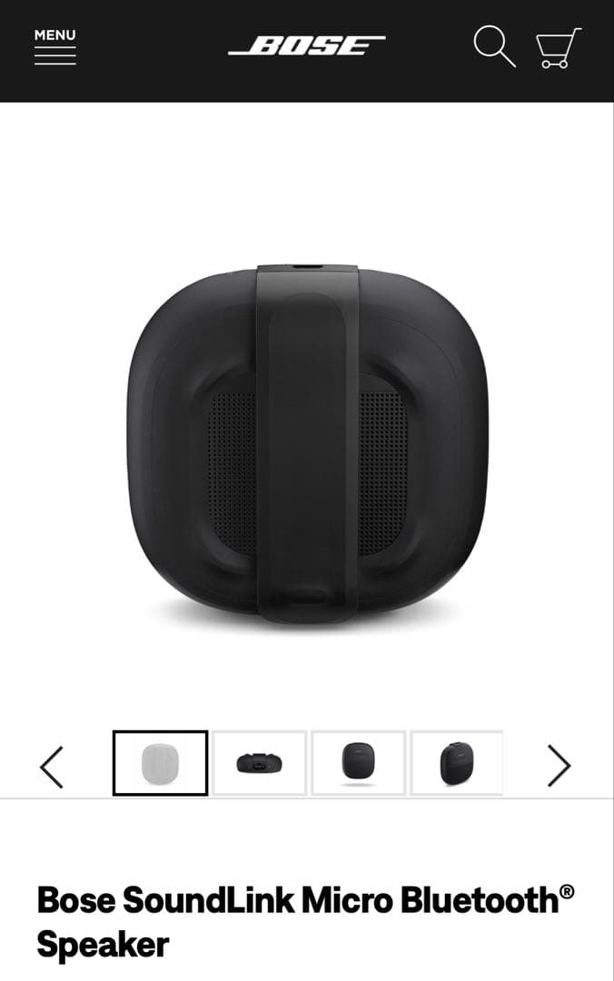 【新品未開封】Bose SoundLink Micro スピーカー(ブラック)