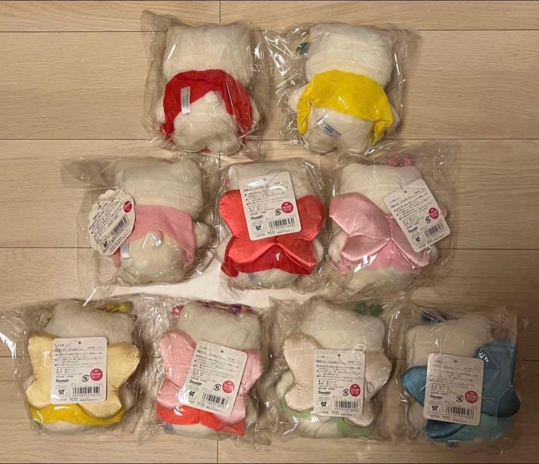 ハローキティ　フラワーガーデン　フェアリー　ぬいぐるみ　9個セット