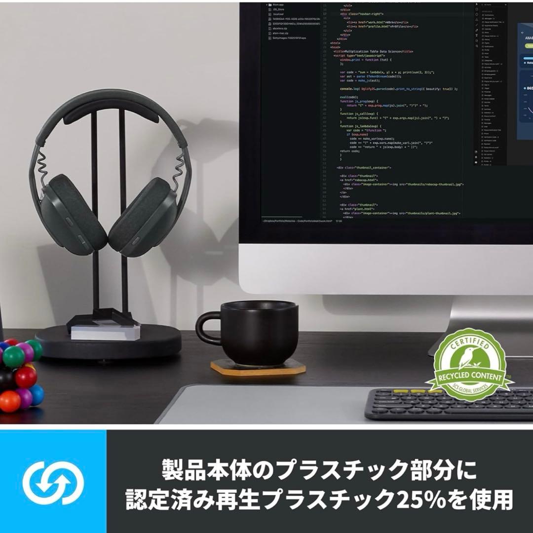 Logicool Bluetooth ワイヤレスヘッドセット Zone Vibe