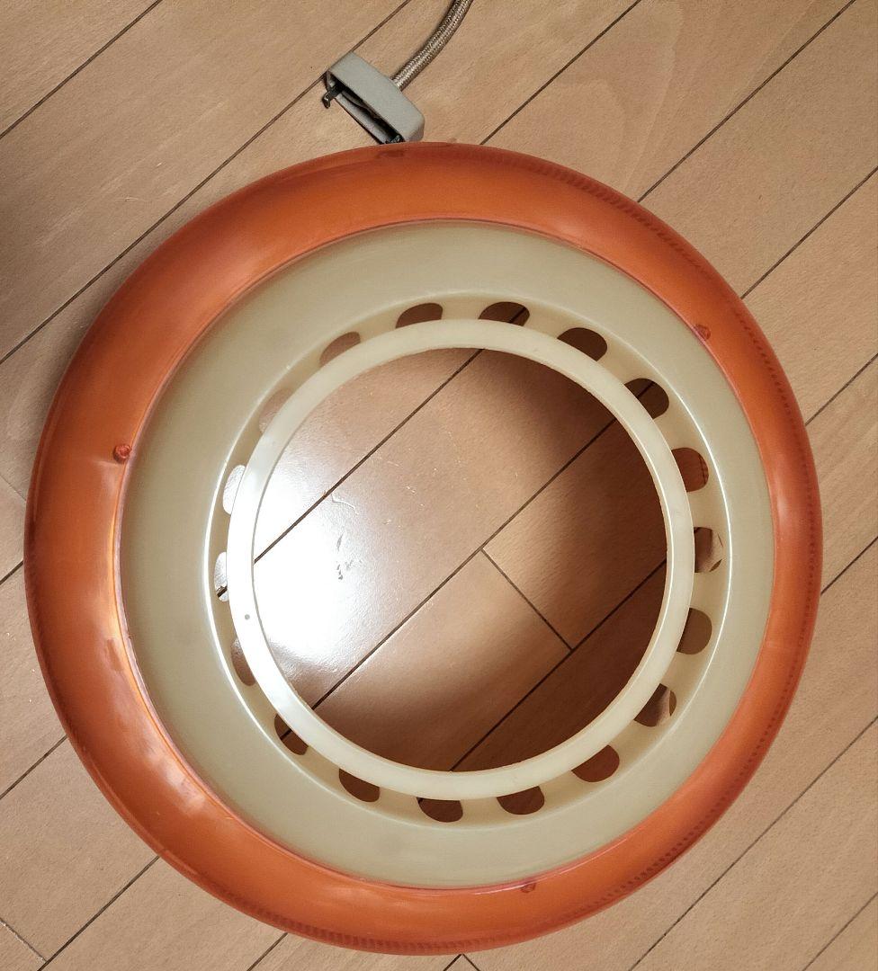 ナショナル製 昭和レトロポップ フリル 蛍光灯 照明 ペンダント ライト