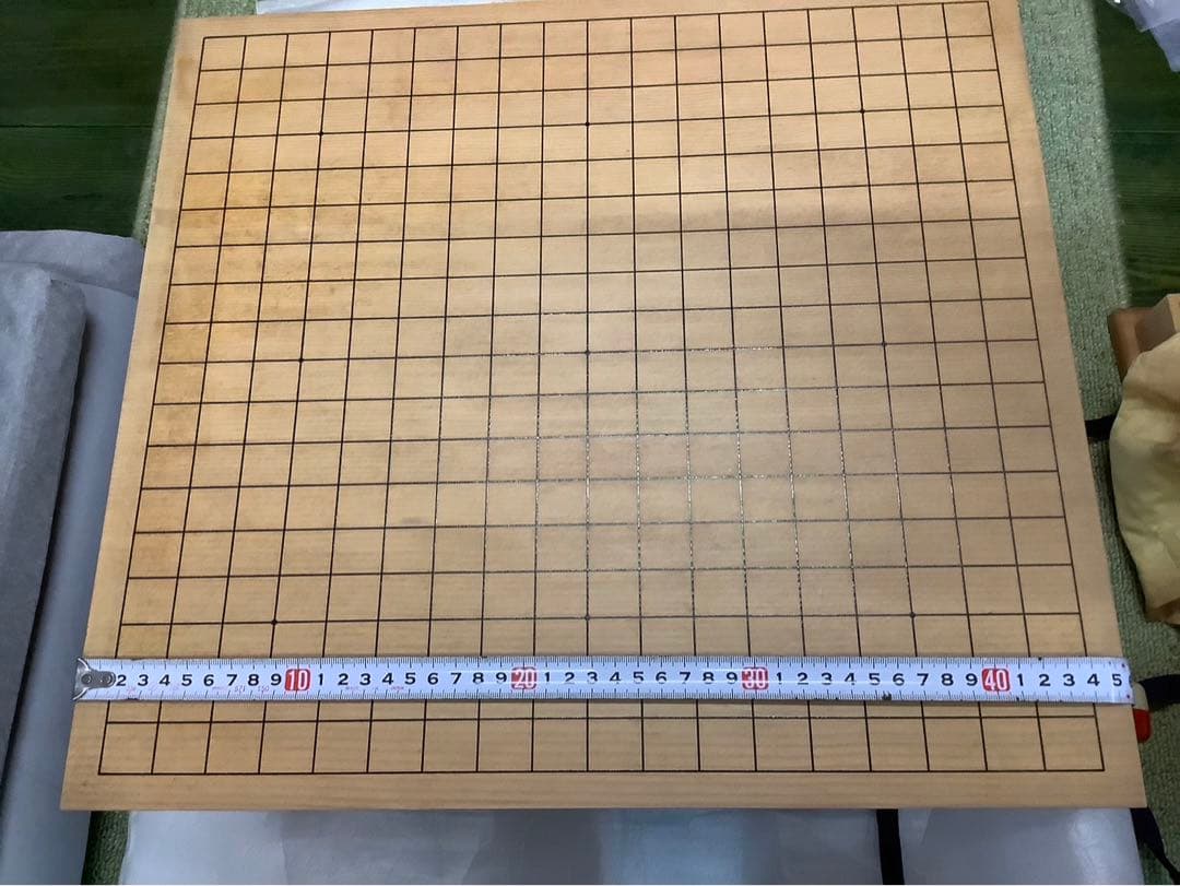 囲碁　碁盤セット　送料込み　足つき　碁石那智黒　フタ付き