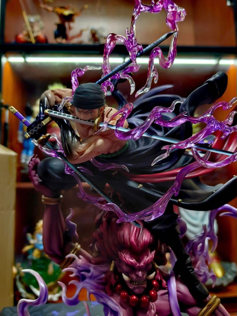 ワンピース 【地獄阿修羅】ゾロ フィギュア 塗装済み完成品 ガレージキット