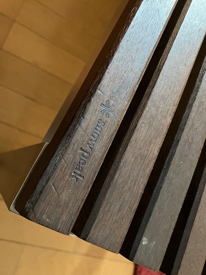 【手渡し限定】 Peak ガーデンテーブル・ウッドトップ2枚・ベンチ2脚