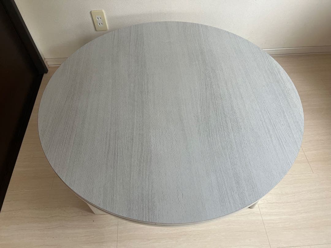 こたつ　丸テーブル　天板リバーシブル