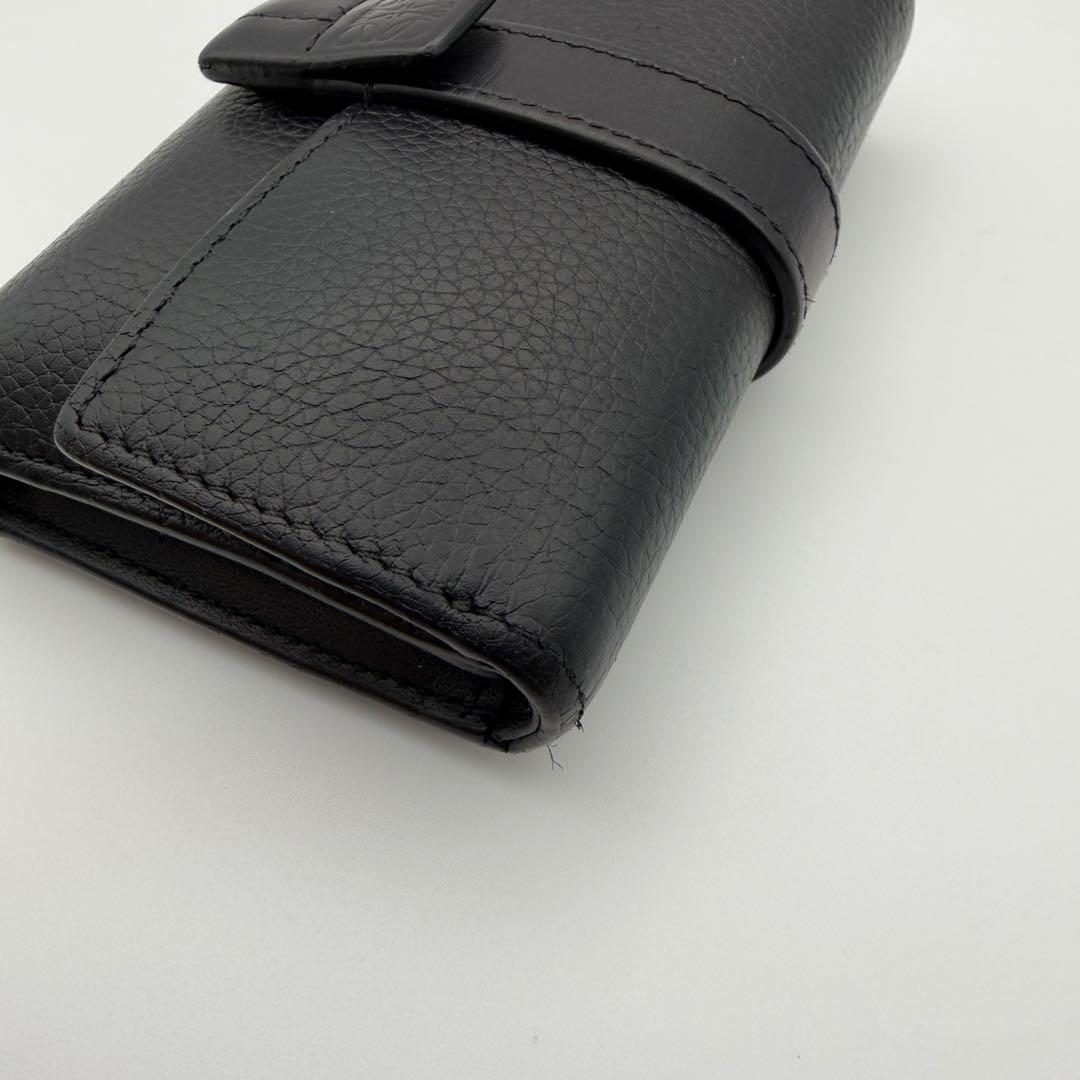 LOEWE ロエベ 財スモールバーティカルウォレット ファスナー 三つ折り