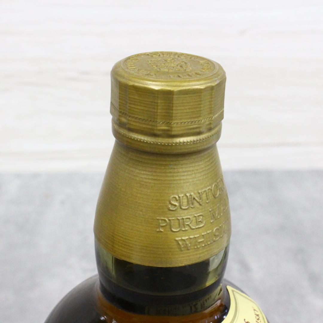 ◇未開栓 サントリー 山崎12年 旧ボトル向獅子マーク 木箱入り 750ml