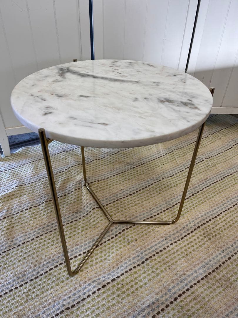 送料込み！ZARA  大理石サイドテーブル