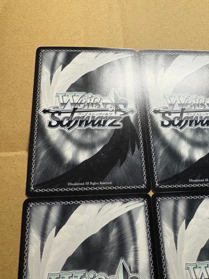 ヴァイスシュヴァルツ この素晴らしい世界に祝福を　水着のアクア　SR 4枚セット