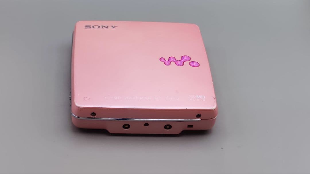 SONY MDプレーヤー ピンク MZ-EH50 充電器・イヤフォン付き