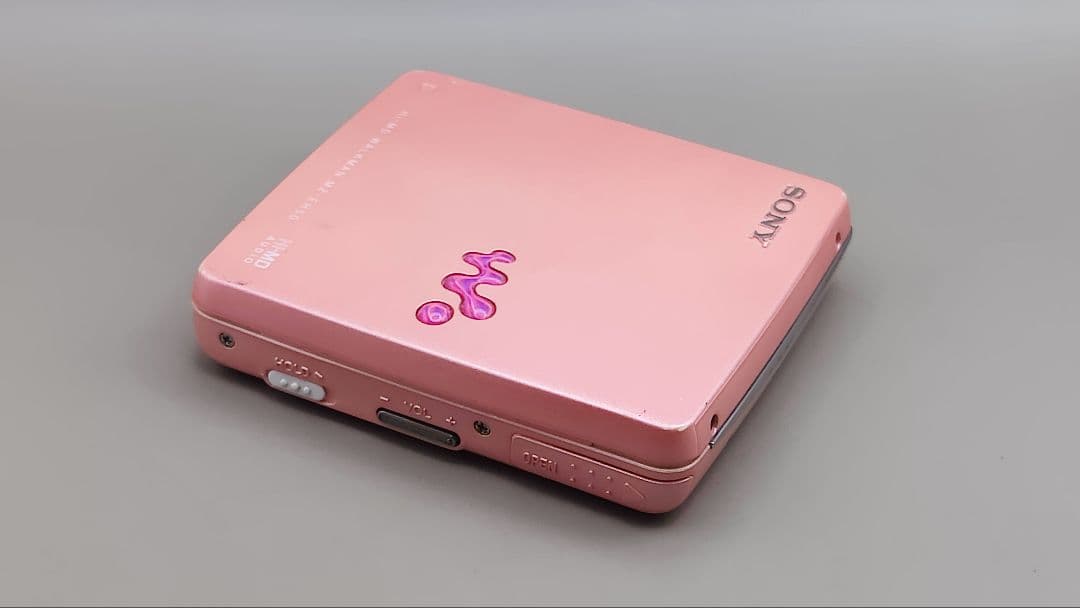 SONY MDプレーヤー ピンク MZ-EH50 充電器・イヤフォン付き