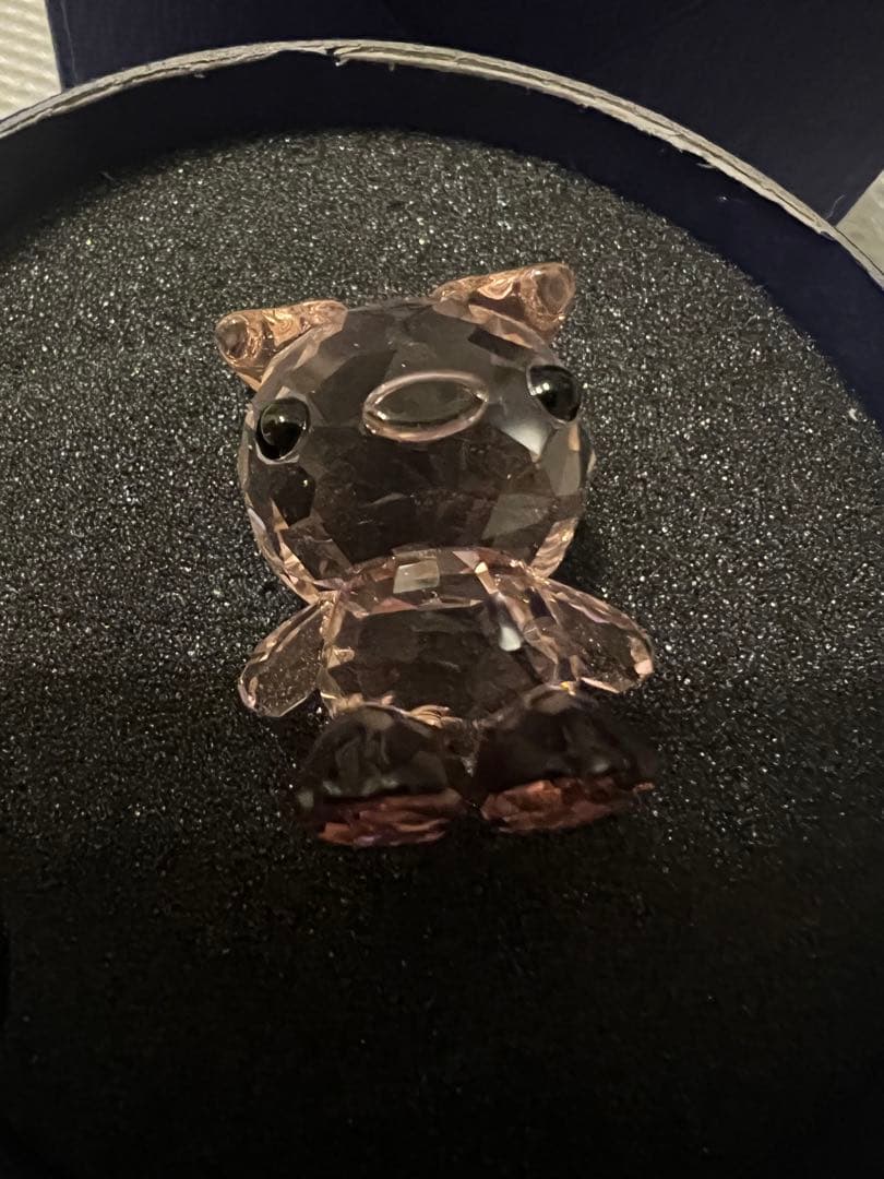 isso-yo干支限定 Swarovski 豚のクリスタルフィギュア