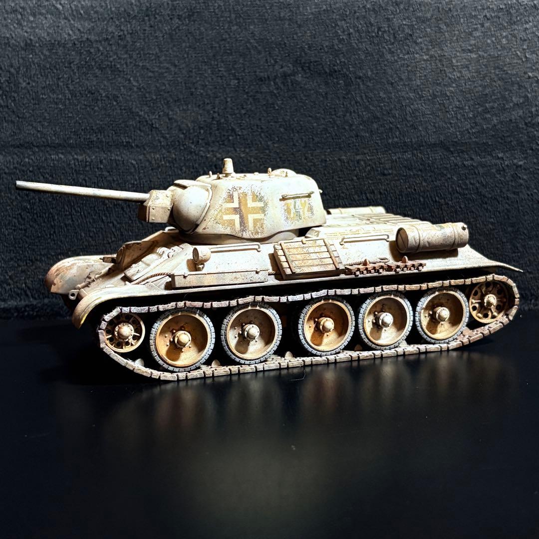 ワンオフカスタム 1/35 PMA T34/76-747(r) ドイツ軍鹵獲仕様