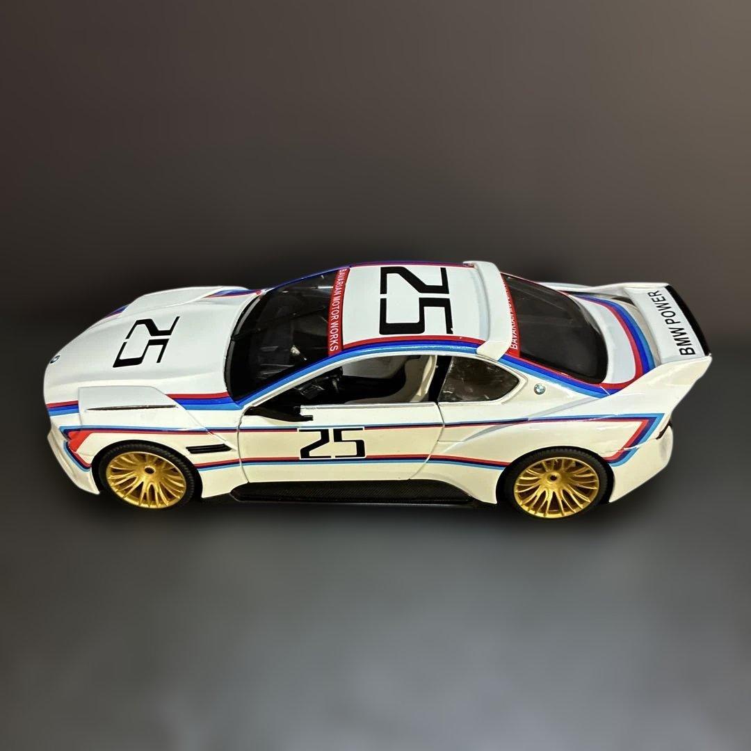 909※BMW CSL 3.0 1/24スケール ダイキャスト ミニカー