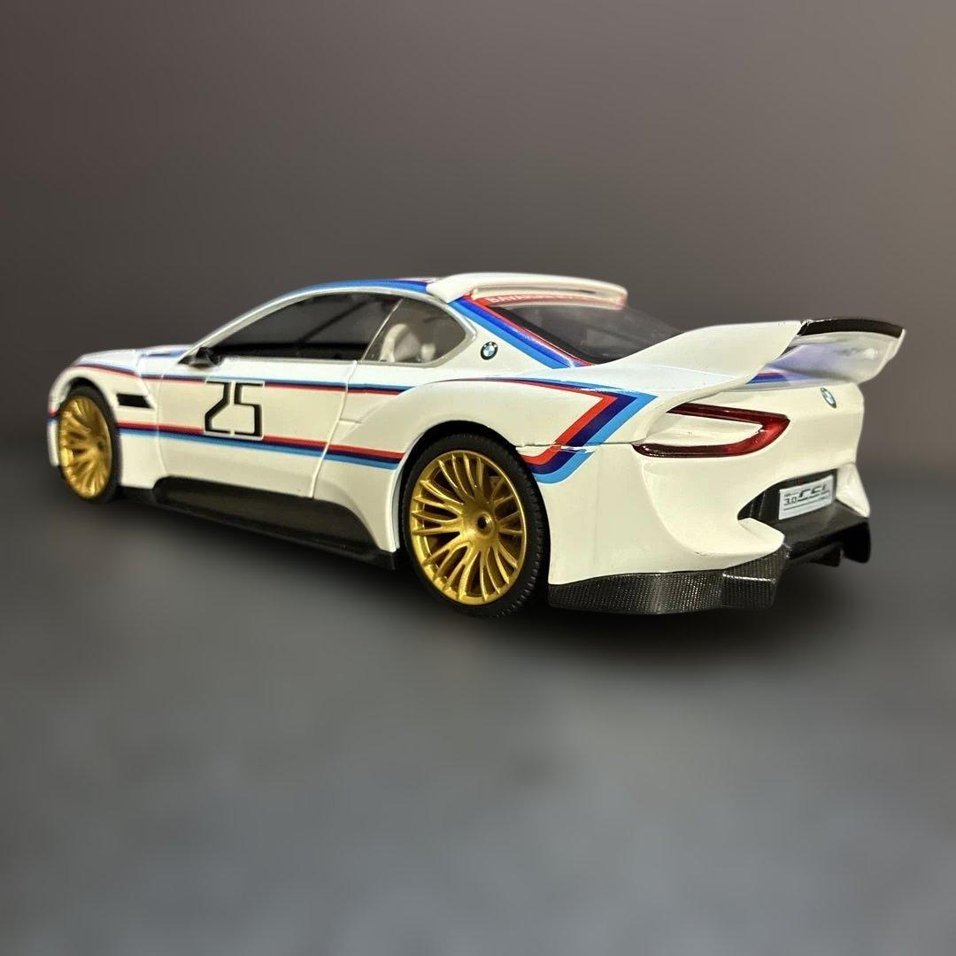 909※BMW CSL 3.0 1/24スケール ダイキャスト ミニカー
