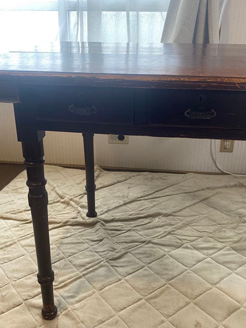 レトロ＊アンティーク＊ダイニングテーブル＊引き出し