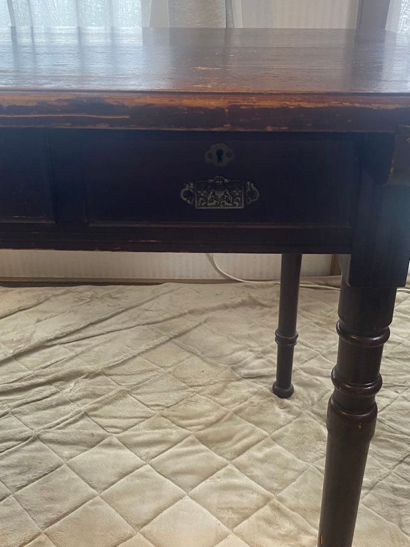 レトロ＊アンティーク＊ダイニングテーブル＊引き出し