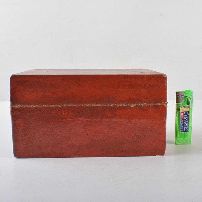 中国　漆塗　花鳥図　印材箱　小物入　C　R6454