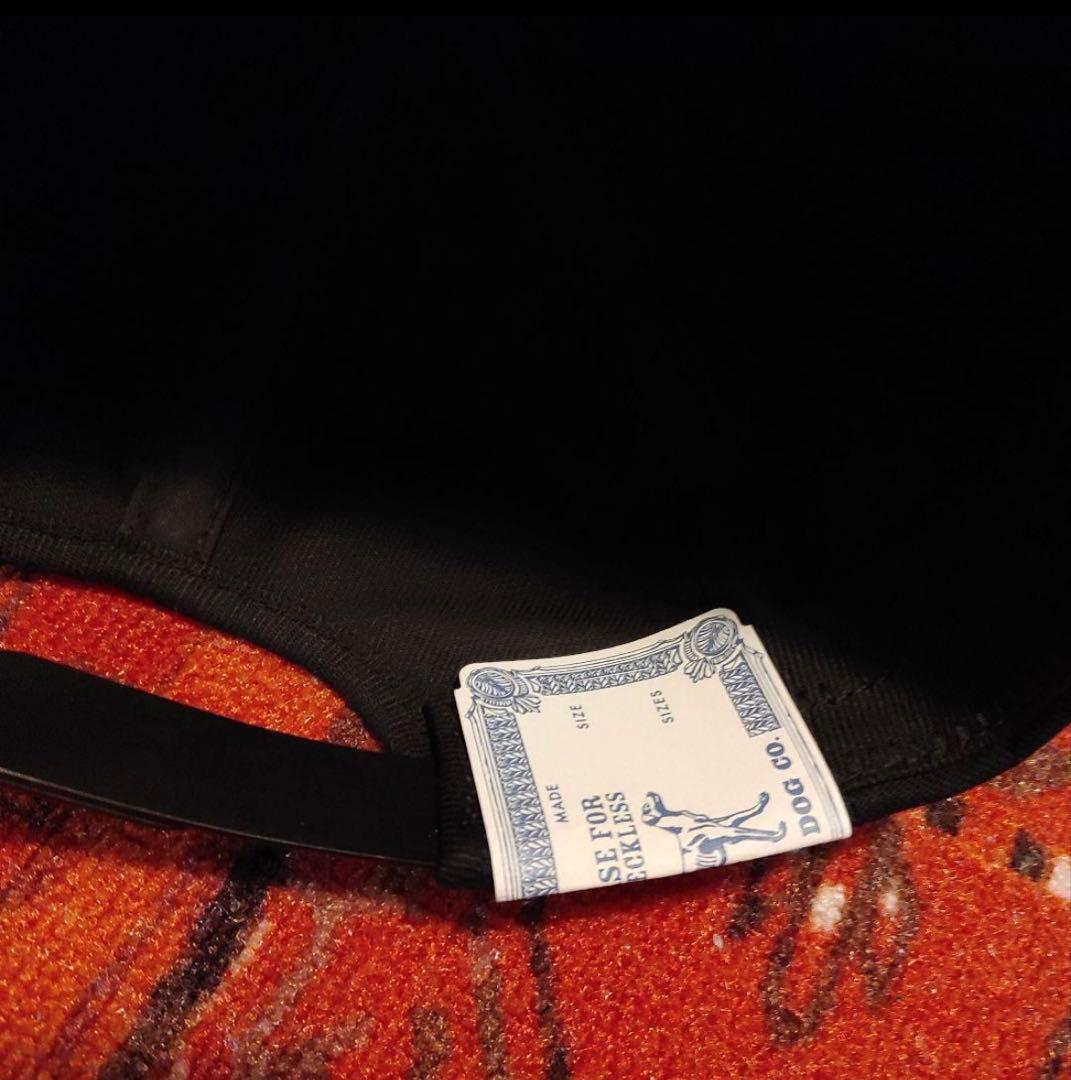 美品H.W.DOG & CO. ブラックワークキャップ　40サイズ