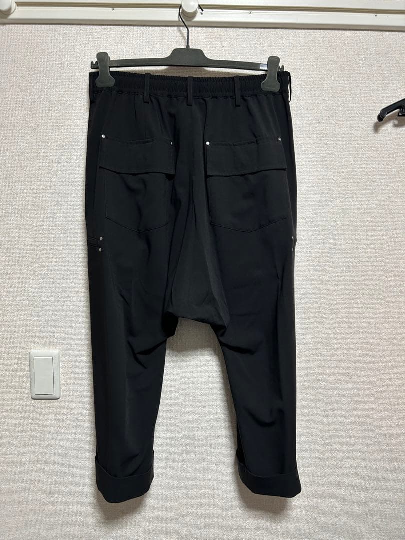 サルエルスラックス　s'yte サイズ3 ポリレーヨン　黒　ヨウジヤマモト