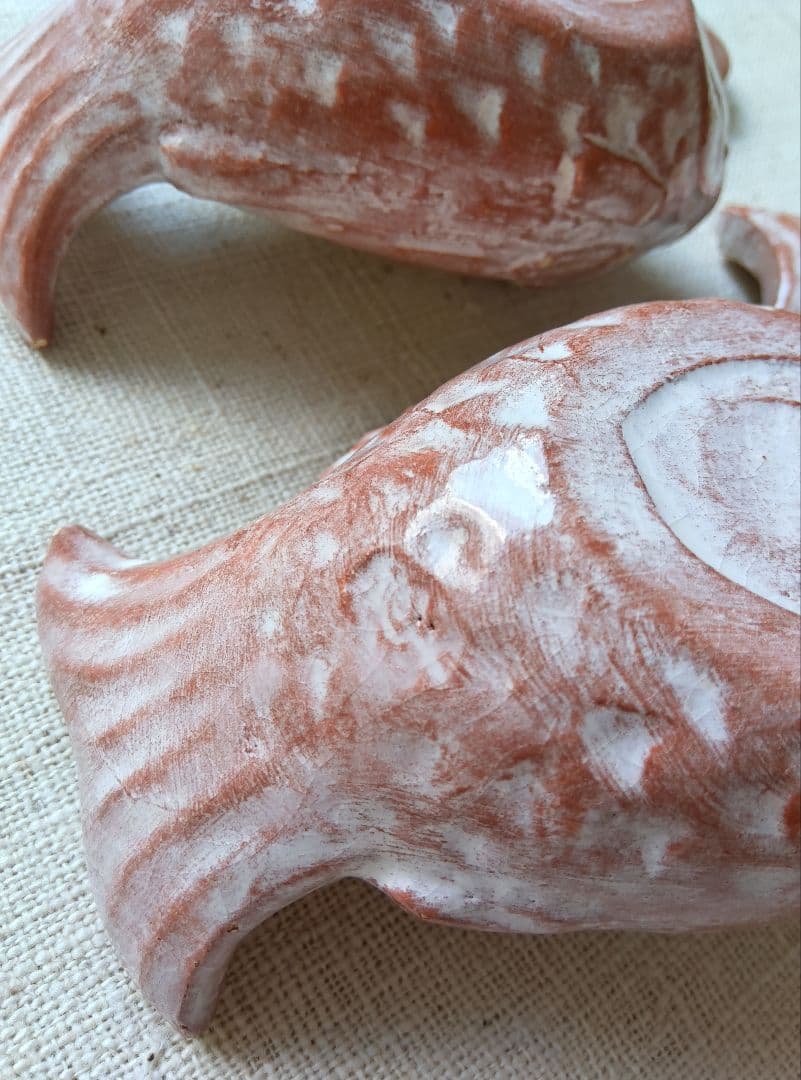 醍醐窯　島荷平 楽鯛小蓋物 二客セット