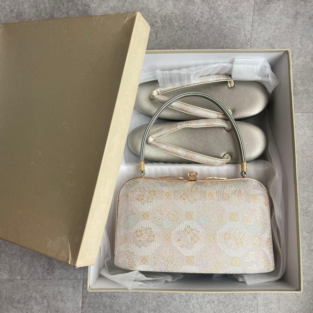 Kmart様 白梅　和装用バッグ　草履　着物　成人式　振袖　かわいい