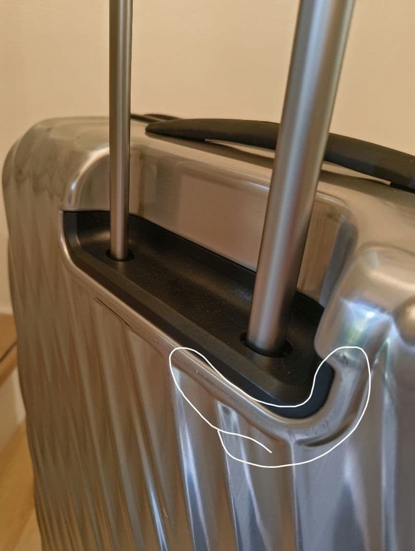 tumi19degree ポリカーボネート85L シルバー228669SL V2