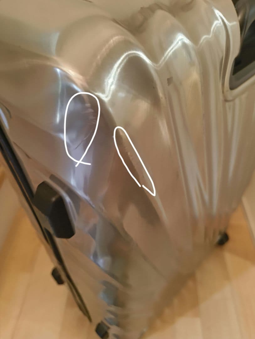 tumi19degree ポリカーボネート85L シルバー228669SL V2