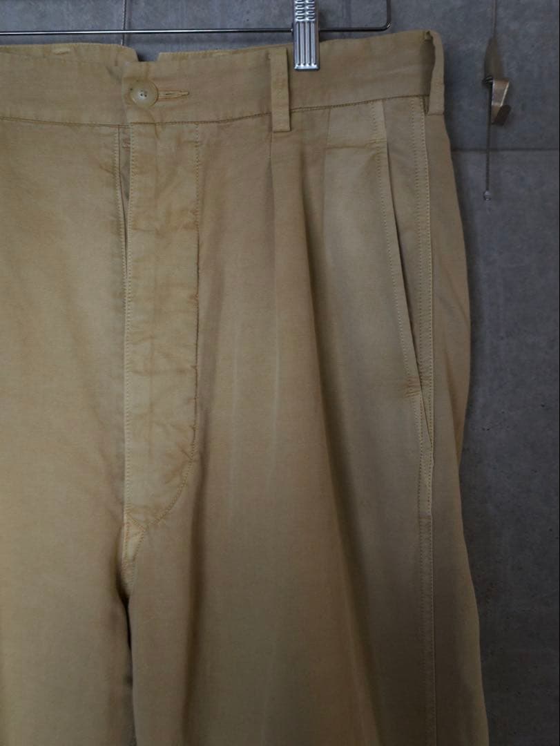 パンツ AURALEE GABARDINE PRODUCT DYED PANTS