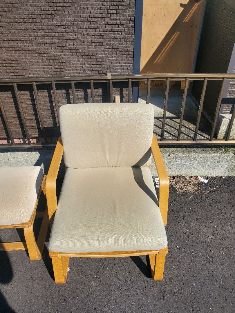 無印良品　リビングでもダイニングでもつかえるソファーチェアー　ベンチ 3台セット