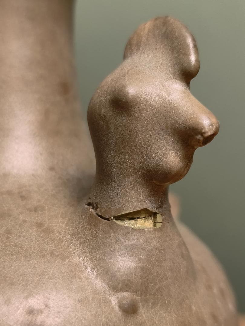 龍泉窯雞首壺 宋青瓷水注 酒器 中國古美術 茶器 茶道具