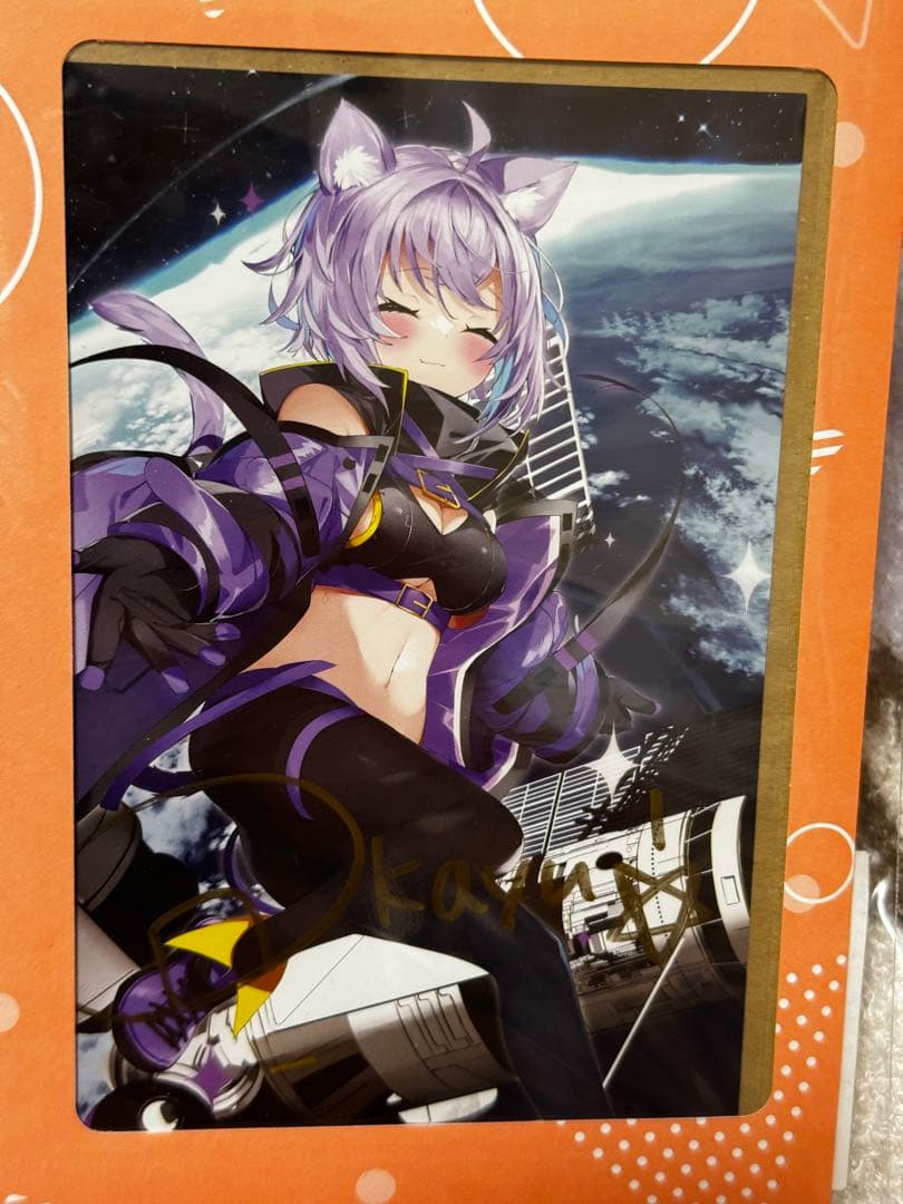 【未開封】猫又おかゆ 直筆サイン 誕生日記念2022