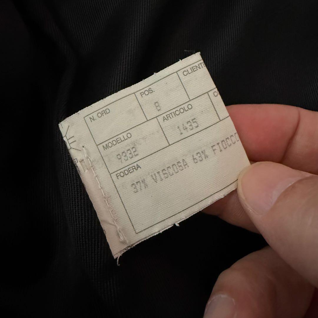 CINQUANTA チンクアンタ シングルライダースジャケット 牛革 黒 46