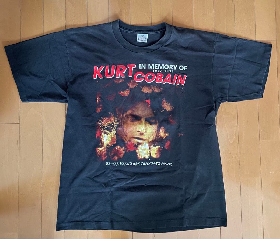 ＰＥＡＮＵＴＳ 90s カートコバーン 追悼 Tシャツ
