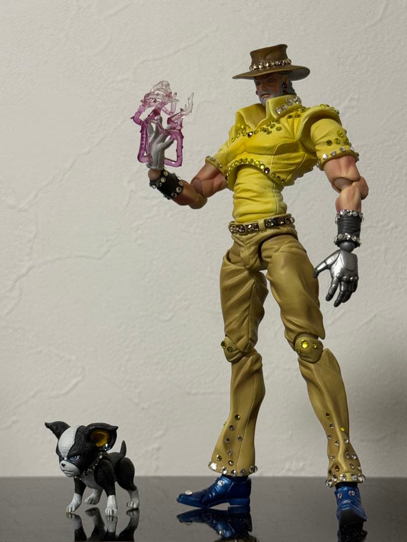 超像可動 ジョセフ・ジョースター＆イギー クリスタル限定版